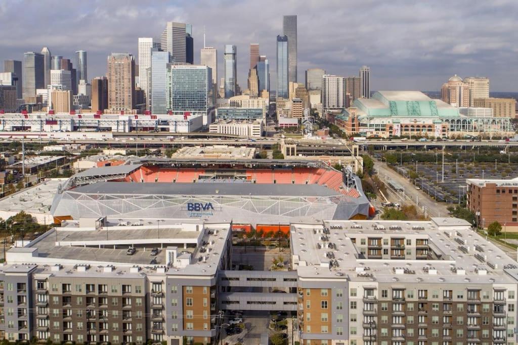 U3 Penthouse Houstonw Car Astros W Skyline-View Apartamento Exterior foto